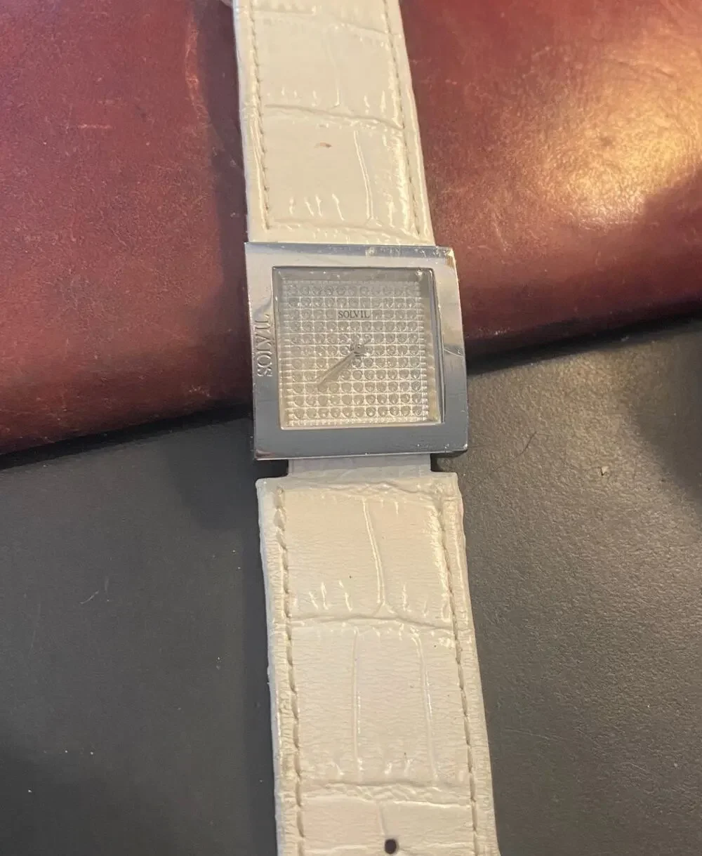 Women's 27mm Silver Tone Solvil Watch, 48-0060-005